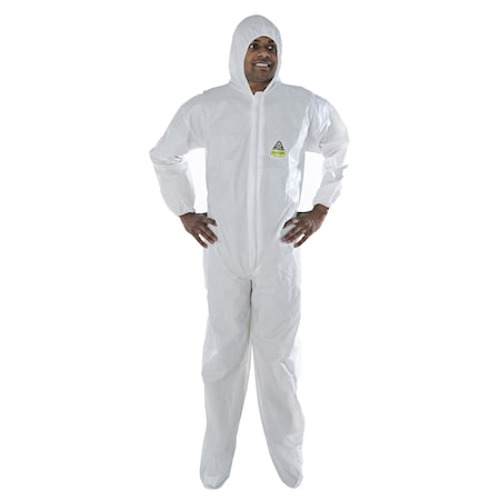 Cordova Disposable Coveralls, Hooded, 12 PK CPHB2XL